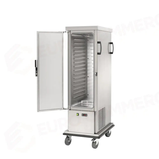 ARMOIRE FROIDE À CHARIOT, 16XGN 1/1, GLISSIÈRES EMBOSSÉES, AVEC STRUCTURE RENFORCÉE POUR USAGE INTENSIF - 3415-16GS.R - METALCARRELLI