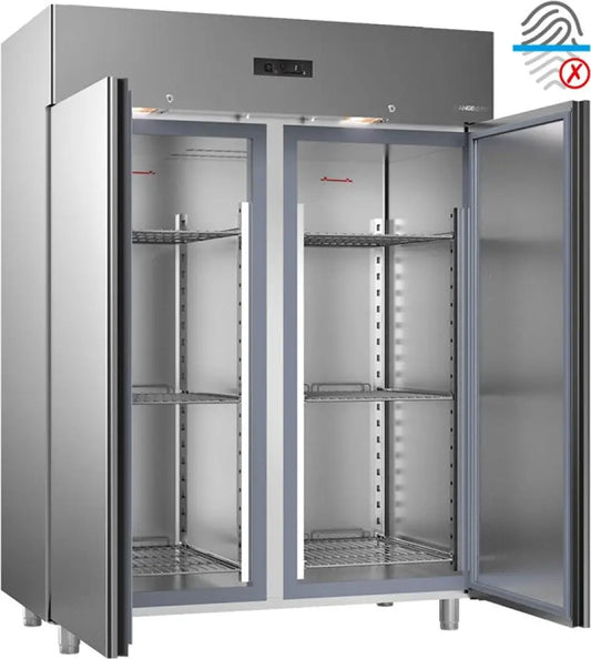 ARMADIO FRIGORIFERO 0°C ÷ +10°C GN 2/1 ACCIAIO ANTIMPRONTA - EF15T - ANGELO PO - Frigorifero