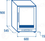 ARMADIO FROLLATORE PER CARNE (148LT.) +2°/+10°C - QM 148 - COOL HEAD