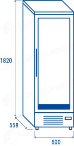 ARMADIO FROLLATORE PER CARNE (300LT.) +2°/+10°C - QM 368 - COOL HEAD