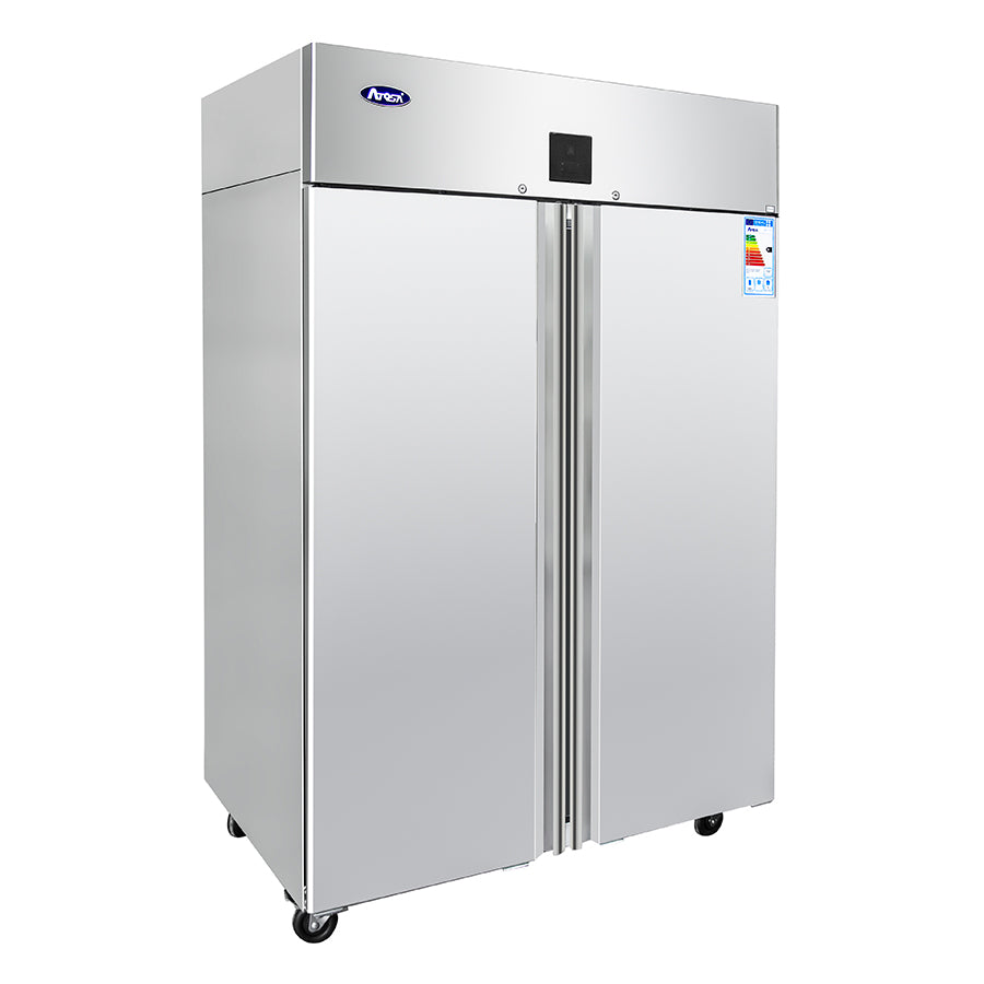 ARMADIO REFRIGERATO ATOSA - SERIE MBF - BT 1400 LT - GN 2/1 - DUE PORTE - MBF8114-GR - ATOSA