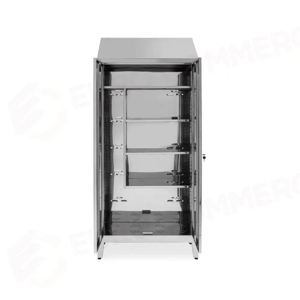 ARMADIO PORTASCOPE INOX 2 ANTE - 9462 - METALCARRELLI - ARMADI