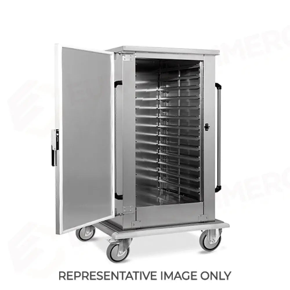 ARMADIO PORTATEGLIE 13X60X40 GUIDE A ’L’ DOPPIA PARETE CON UN ISOLANTE NEL MEZZO RUOTE ELASTICHE 2 FRENATE