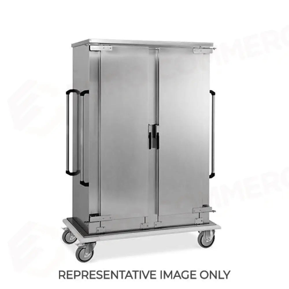 ARMADIO PORTAVASSOI 12X2 EN GUIDE A ’L’ RUOTE ELASTICHE 2 FRENATE - 3224EN-E - METALCARRELLI - ARMADI