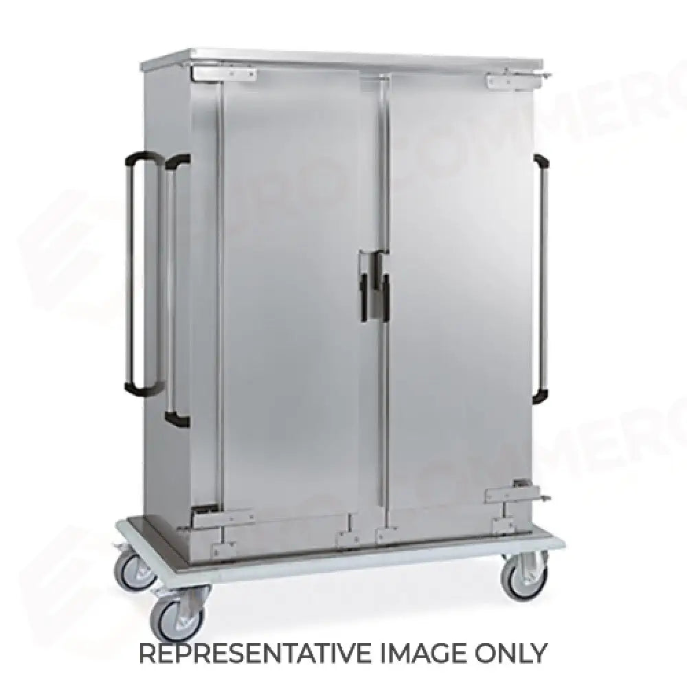 ARMADIO PORTAVASSOI 8X2 EN GUIDE A ’L’ RUOTE ELASTICHE 2 FRENATE - 3216EN-E - METALCARRELLI - ARMADI