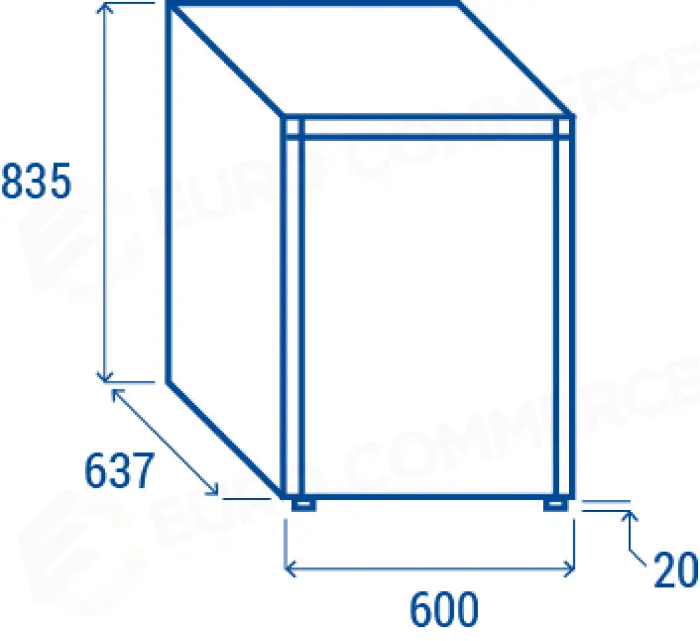 ARMADIO REFRIGERATO 200 LT. +0°C/+8°C - QRX 200 - COOL HEAD