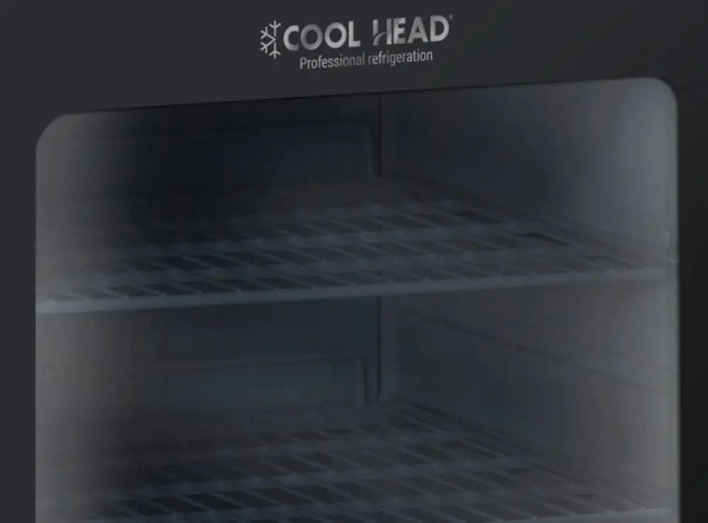 ARMADIO REFRIGERATO 200 LT. (PORTAVETRO) +2°C/+10°C - QRG 200B - COOL HEAD