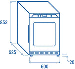 ARMADIO REFRIGERATO 200 LT. (PORTAVETRO) +2°C/+10°C - QRG 200B - COOL HEAD