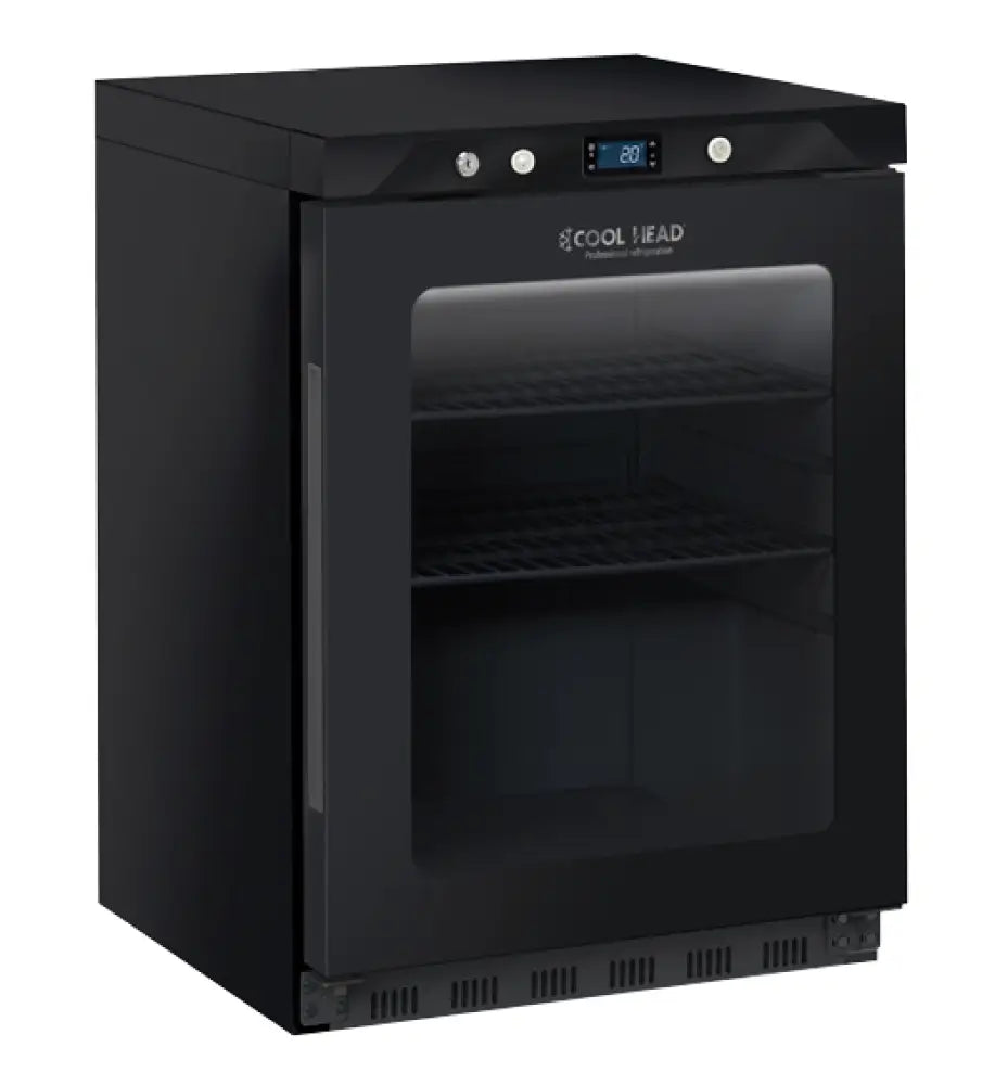 ARMADIO REFRIGERATO 200 LT. (PORTAVETRO) +2°C/+10°C - QRG 200B - COOL HEAD