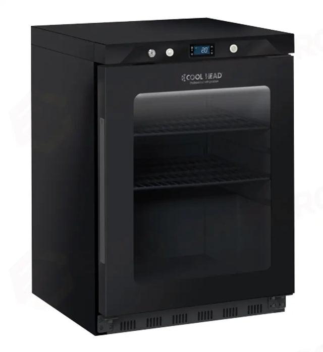 ARMOIRE RÉFRIGÉRÉE 200 L (PORTE VITRÉE) +2°C/+10°C - QRG 200B - COOL HEAD