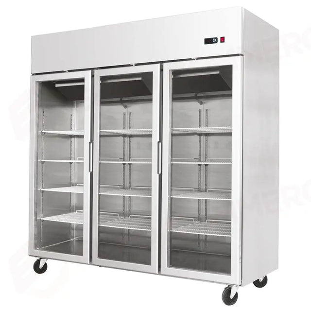 Armoire réfrigérée compacte ATOSA à 3 portes vitrées - TN 1400 L - 1800 mm - YCF9403-GR - ATOSA