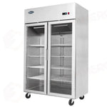 ARMADIO REFRIGERATO CON DOPPIA PORTA IN VETRO ATOSA - SERIE MCF - BT 1400 LT - MCF8602-GR