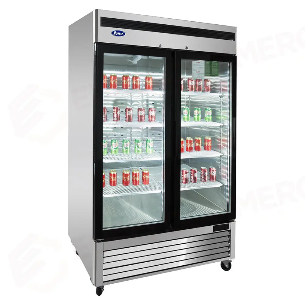 ARMADIO REFRIGERATO CON DOPPIA PORTA IN VETRO ATOSA - SERIE MCF - TN 1400 LT - MCF8707-GR