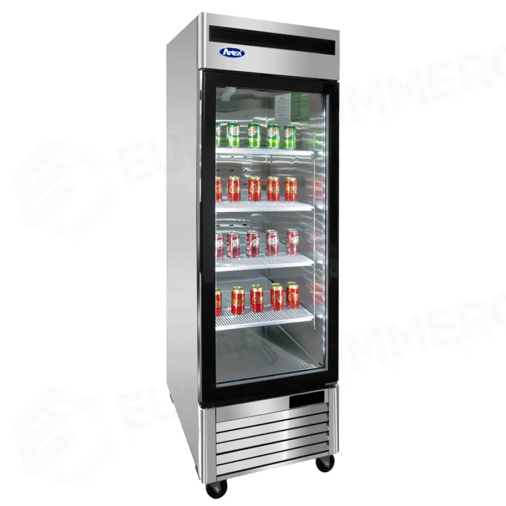 ARMADIO REFRIGERATO CON PORTA IN VETRO ATOSA - SERIE MCF - BT 700 LT - MCF8701-GR