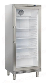 ARMADIO REFRIGERATO EURONORM 600X400MM (PORTAVETRO) +3°/+10°C - BYXG 460 - COOL HEAD