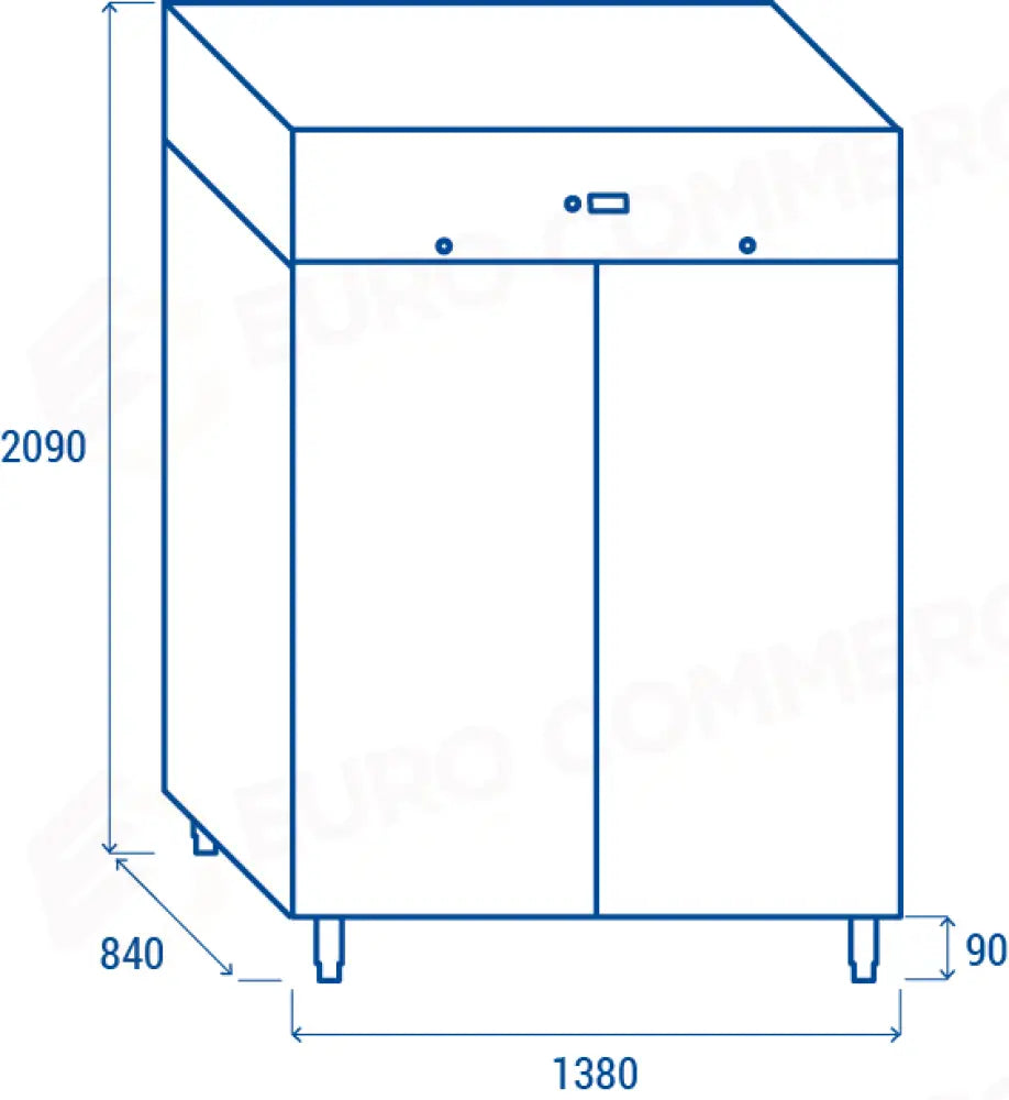 ARMADIO REFRIGERATO GN2/1 -2°C/+8°C - MR 14 - COOL HEAD