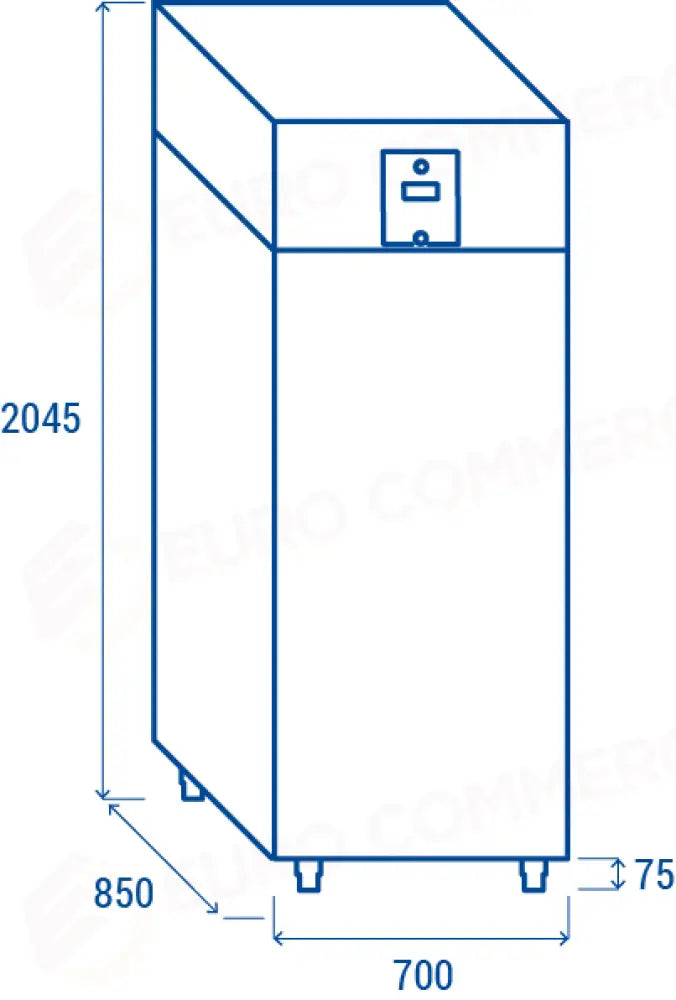 ARMADIO REFRIGERATO GN2/1 IN CLASSE A -2°/+8°C - QR 6-5A - COOL HEAD