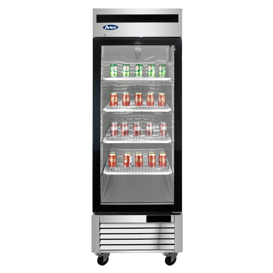 ARMADIO REFRIGERATO CON PORTA IN VETRO ATOSA - SERIE MCF - TN 700 LT - MCF8705-GR - ATOSA