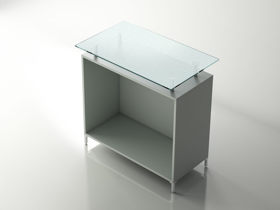 TOP BLACK&WHITE 100X60X0,8 CM - TOP/RE - ITALVETRINE