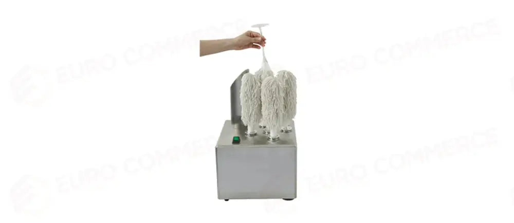 ASCIUGA/LUCIDA CALICI/BICCHIERI INOX 5 SPAZZ.+1 - 201846 - MORINI