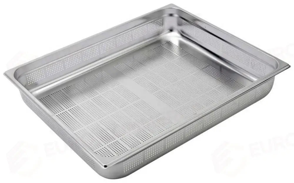 BACINELLA FORATA ACCIAIO INOX GN2/1 H100MM - BF2110000X - KAREL - Attrezzatura