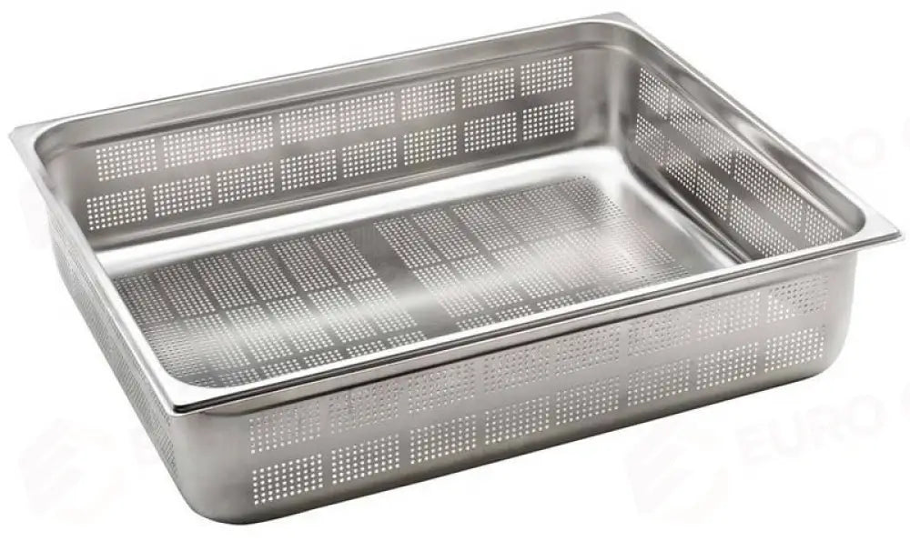 BACINELLA FORATA ACCIAIO INOX GN2/1 H150MM - BF2115000X - KAREL - Attrezzatura