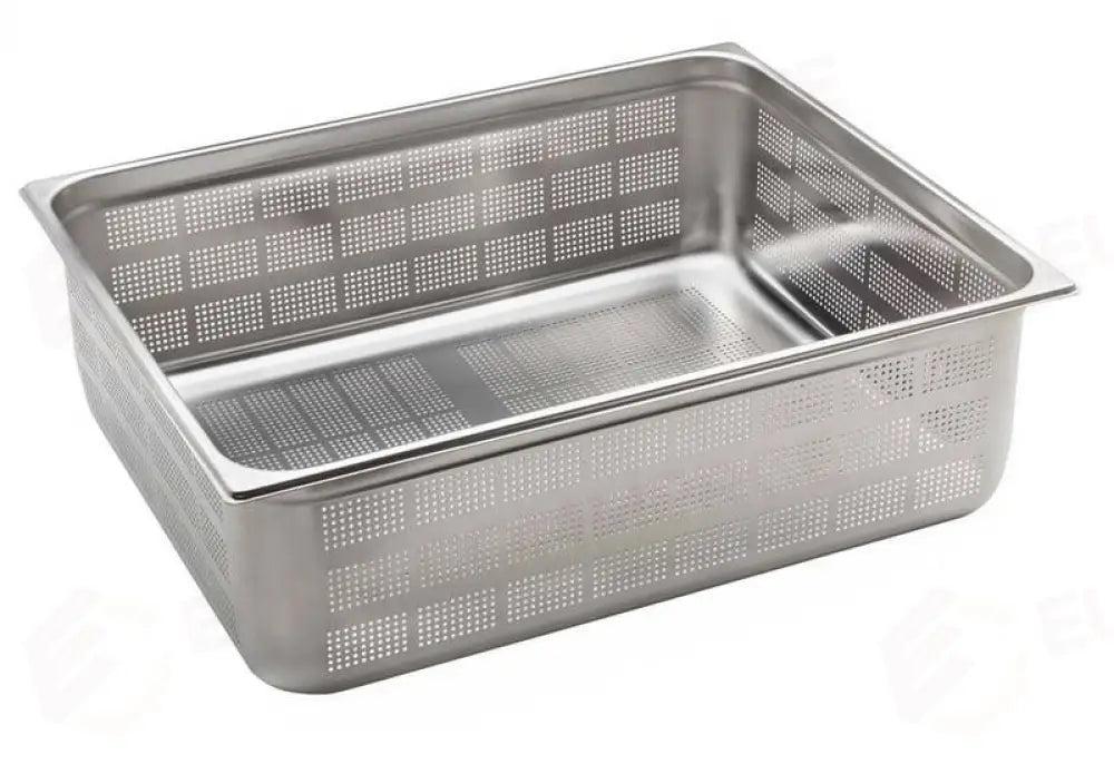 BACINELLA FORATA ACCIAIO INOX GN2/1 H200MM - BF2120000X - KAREL - Attrezzatura