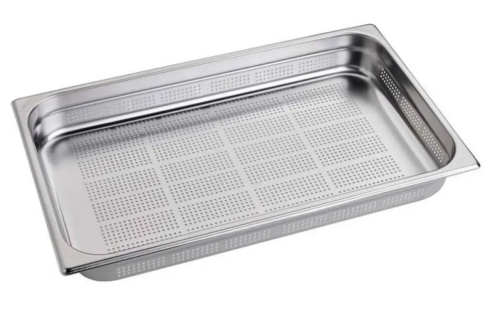 BACINELLA FORATA ANCHE SUI LATI ACCIAIO INOX GN1/1 H65MM - BF1106500LX - KAREL - Attrezzatura