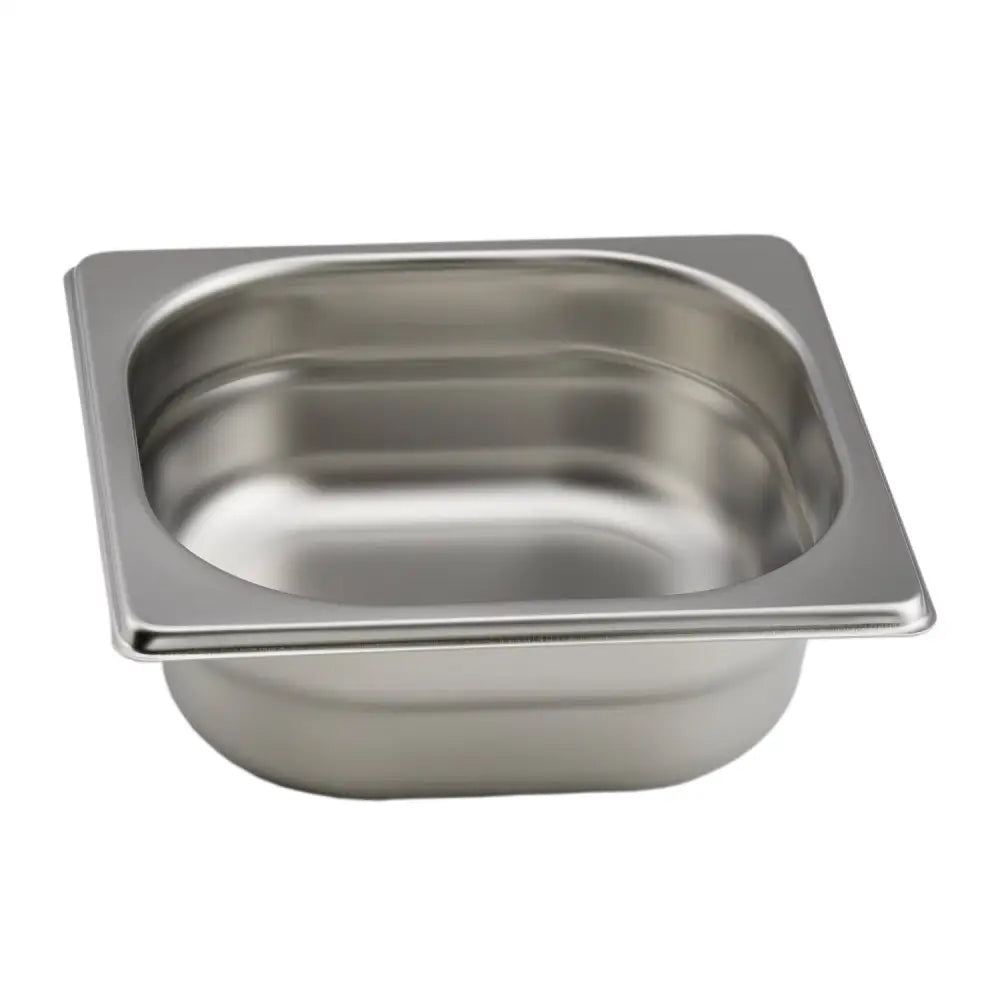 BACINELLA GN 1/6 IN ACCIAIO H 15CM - 220615 - PIAZZA - GASTRONORM