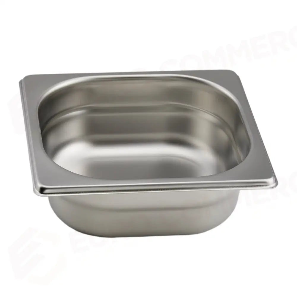 BACINELLA GN 1/6 IN ACCIAIO H 20CM - 220620 - PIAZZA - GASTRONORM