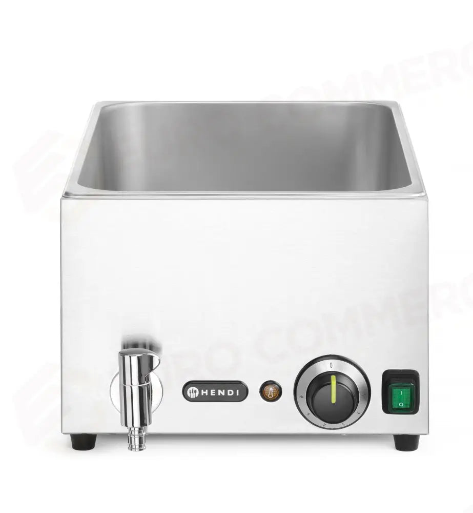 BAGNOMARIA CON RUBINETTO DI SCARICO RANGER HENDI GN (H)200MM 1/1 230V/1000W 326X601X(H)279MM