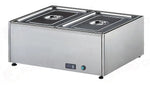 BAGNOMARIA SU TAVOLO BMS - 2 X GN 1/1 - 700 580 300 MM - 230/50-60/1 - 5841211 - SAMMIC