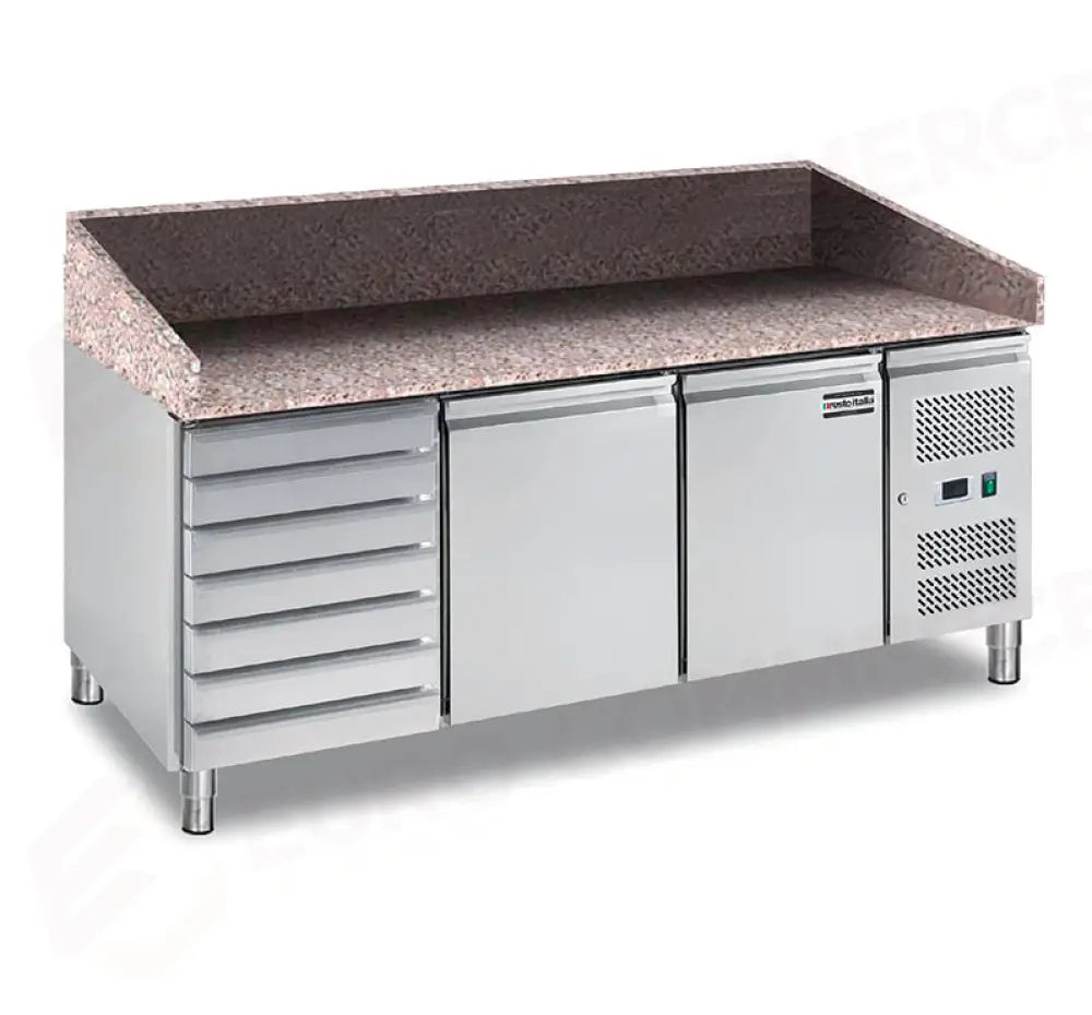 BANCHI PIZZA REFRIGERATI LINEA TVP - TVP PZ2610TN 2SP + 7CA - RESTO ITALIA