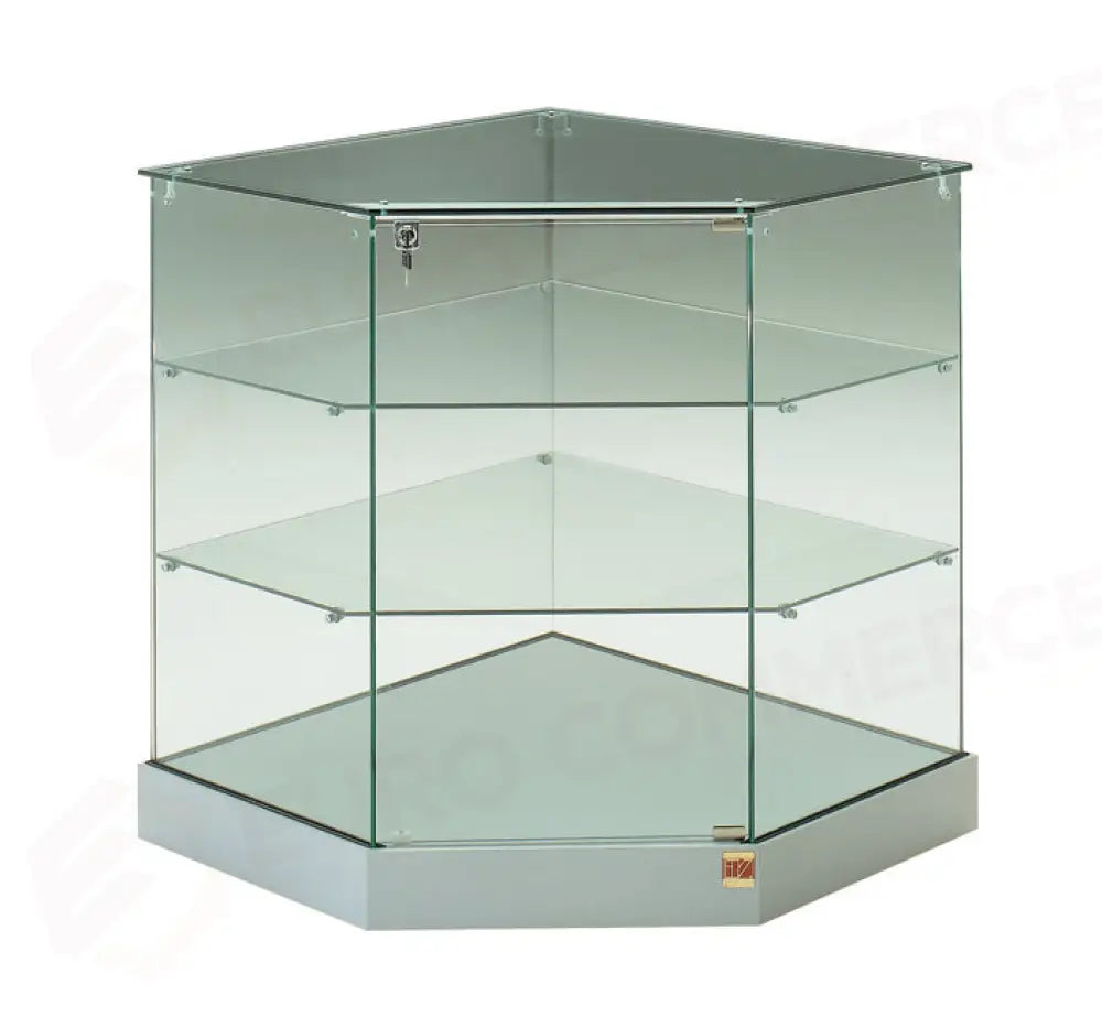 BANCHI VENDITA VETRINE ANGOLARI LAMINATO 73X73X90 CM - 92/AG - ITALVETRINE