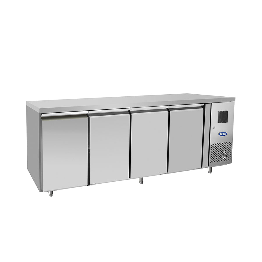 TAVOLO REFRIGERATO ATOSA 700 BT - 4 PORTE - GN 1/1 - EPF3482-GR-304T - ATOSA