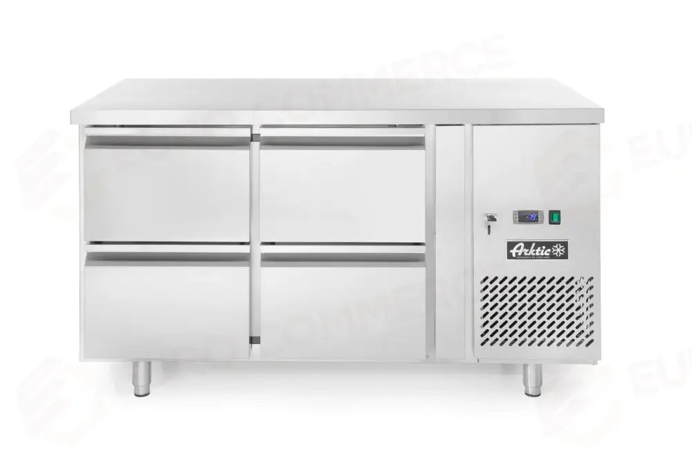 BANCO FRIGORIFERO CON DUE PORTE PROFI LINE 280L ARKTIC 90L ARGENTO 230V/250W 1360X7 - 238318