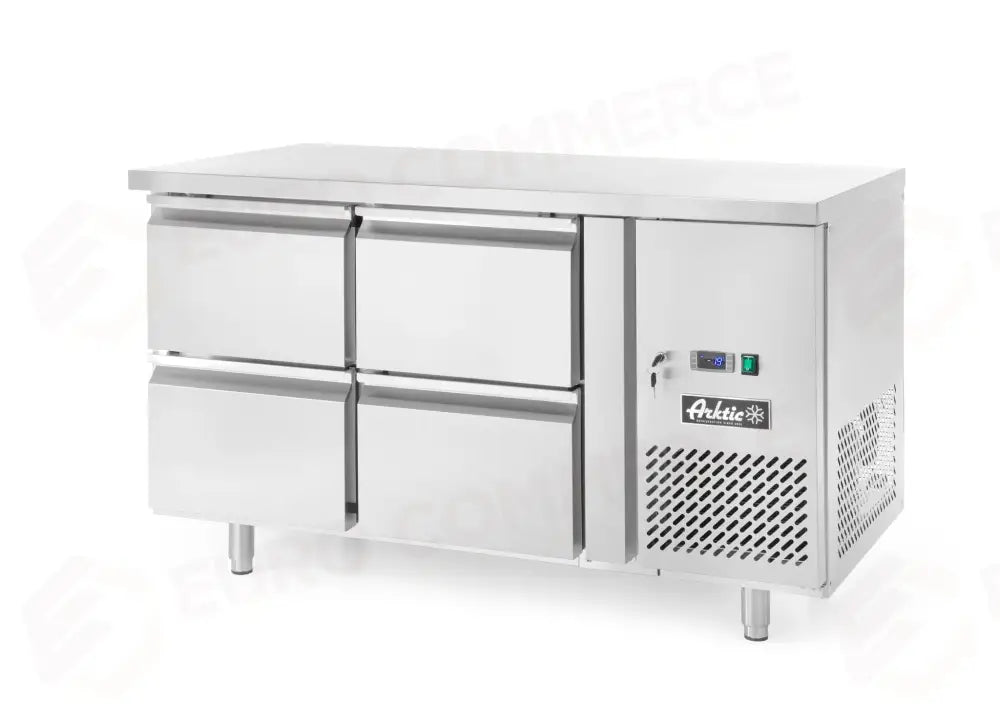 BANCO FRIGORIFERO CON DUE PORTE PROFI LINE 280L ARKTIC 90L ARGENTO 230V/250W 1360X7 - 238318