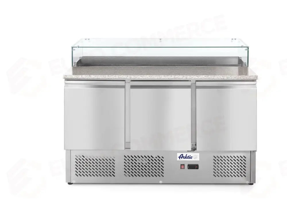 BANCO PIZZA 3 PORTE 380L ARKTIC 230V/310W 1378X702X(H)1155MM - HENDI