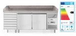 BANCO PIZZA A 2 PORTE 7 CASSETTI 280L ARKTIC 250L 230V/250W 2020X802X(H)1000MM - 232842