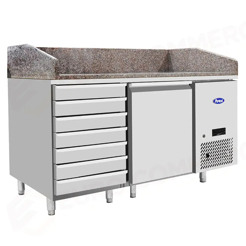 BANCO PIZZA ATOSA EPF3490-GR - 7 CASSETTI -1 PORTA