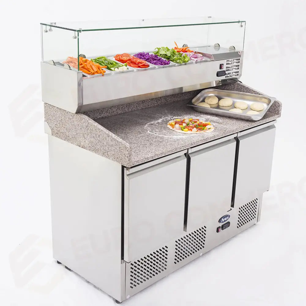 BANCO PIZZA ATOSA ESL3852-GR - 3 PORTE - GN 1/1