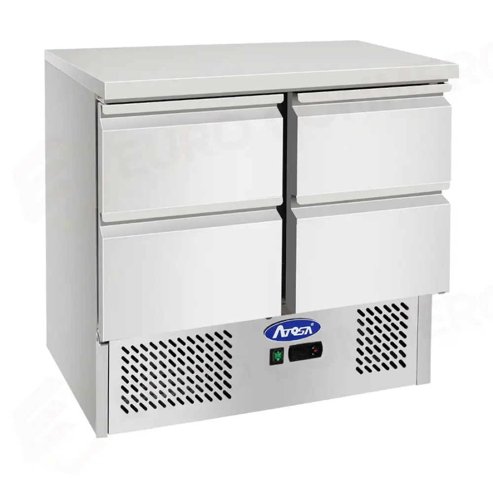 BANCO REFRIGERATO COMPATTO ATOSA ESL3820-GR CON 4 CASSETTI GN 1/1