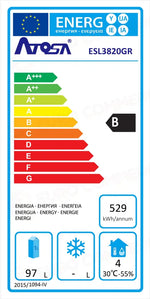 BANCO REFRIGERATO COMPATTO ATOSA ESL3820-GR CON 4 CASSETTI GN 1/1