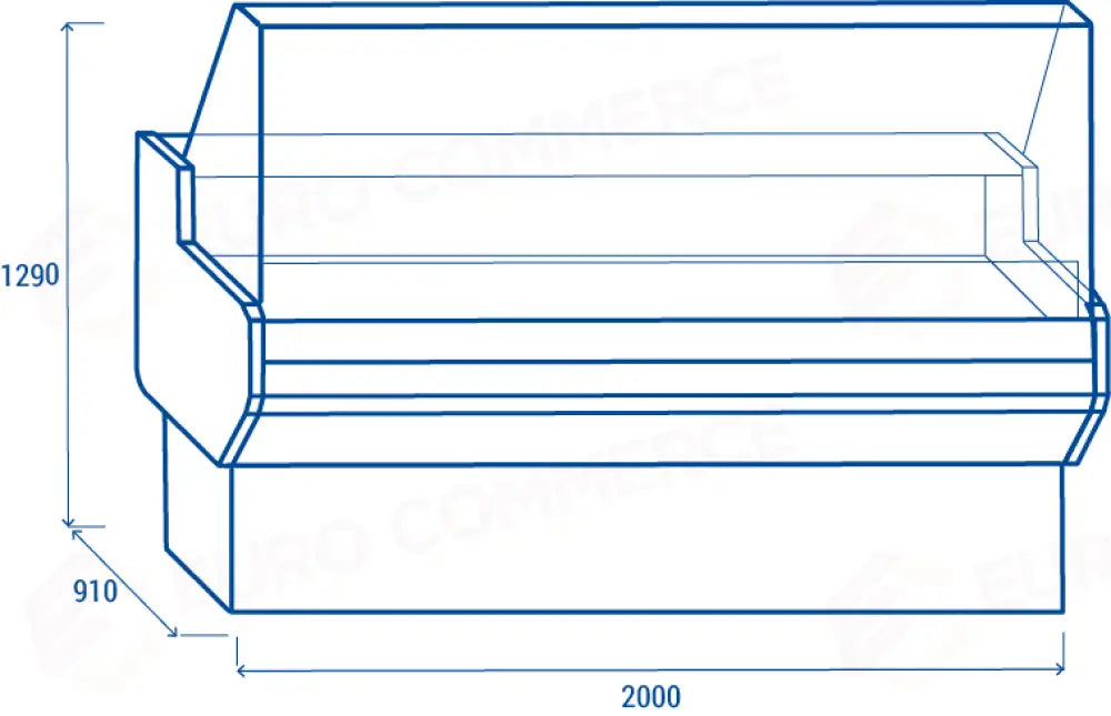 BANCO REFRIGERATO PER SERVIZIO ASSISTITO M2 -1°C/+7°C - WST 200 - COOL HEAD