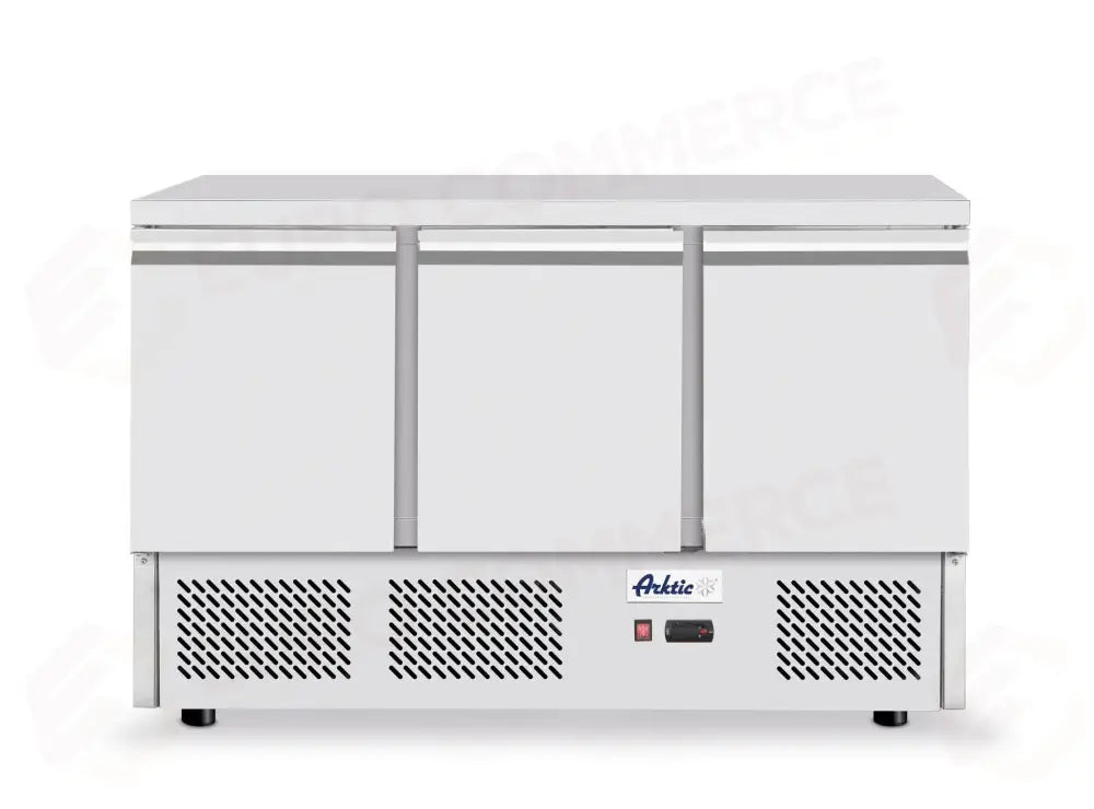 BANCONE REFRIGERATO 3 PORTE ARKTIC 254L ARGENTO 230V/220W 1365X700X(H)908MM - 238349