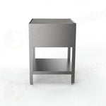 BASAMENTO SU GAMBE (PER LAVATOIO) PER INSERIMENTO LAVASTOVIGLIE 1200 X 700 MM FL-712 D/S PIANI