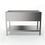 BASAMENTO SU GAMBE (PER LAVATOIO) PER INSERIMENTO LAVASTOVIGLIE 1800 X 700 MM FL-718 D/S PIANI