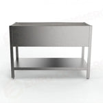 BASAMENTO SU GAMBE (PER LAVATOIO) PER INSERIMENTO LAVASTOVIGLIE 1800 X 600 MM FLS-618 D/S (SENZA