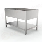 BASAMENTO SU GAMBE (PER LAVATOIO) PER INSERIMENTO LAVASTOVIGLIE 1800 X 700 MM FL-718 D/S PIANI