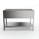 BASAMENTO SU GAMBE (PER LAVATOIO) PER INSERIMENTO LAVASTOVIGLIE 1800 X 700 MM FLS-718 D/S (SENZA
